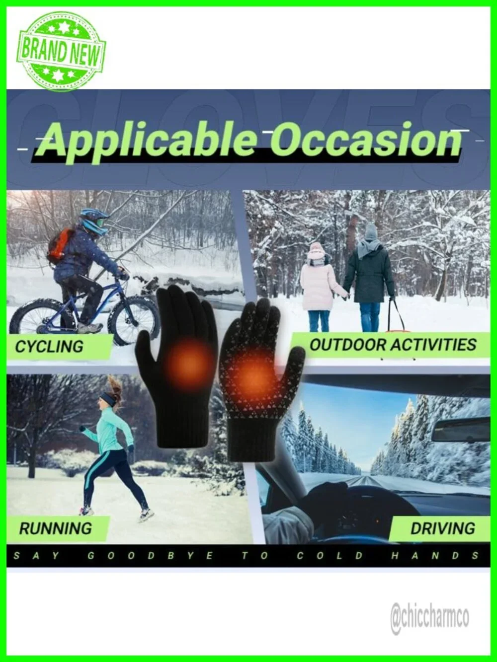 USB Heated Gloves for Winter Touch Screen Thermal Knit Gloves Men Women